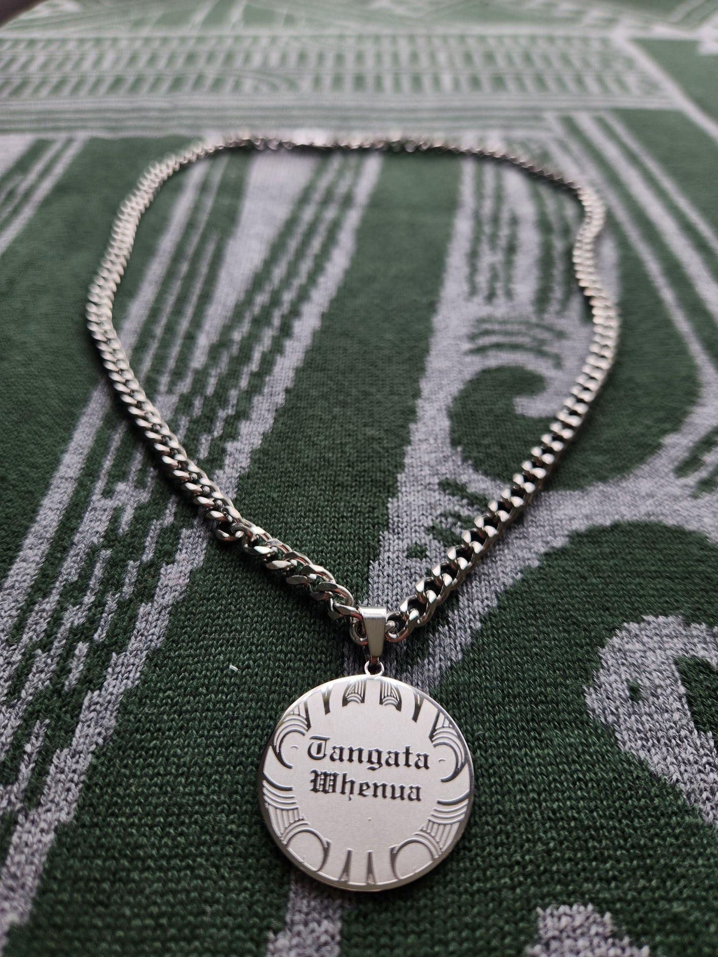 Tangata Whenua Necklace (Silver)