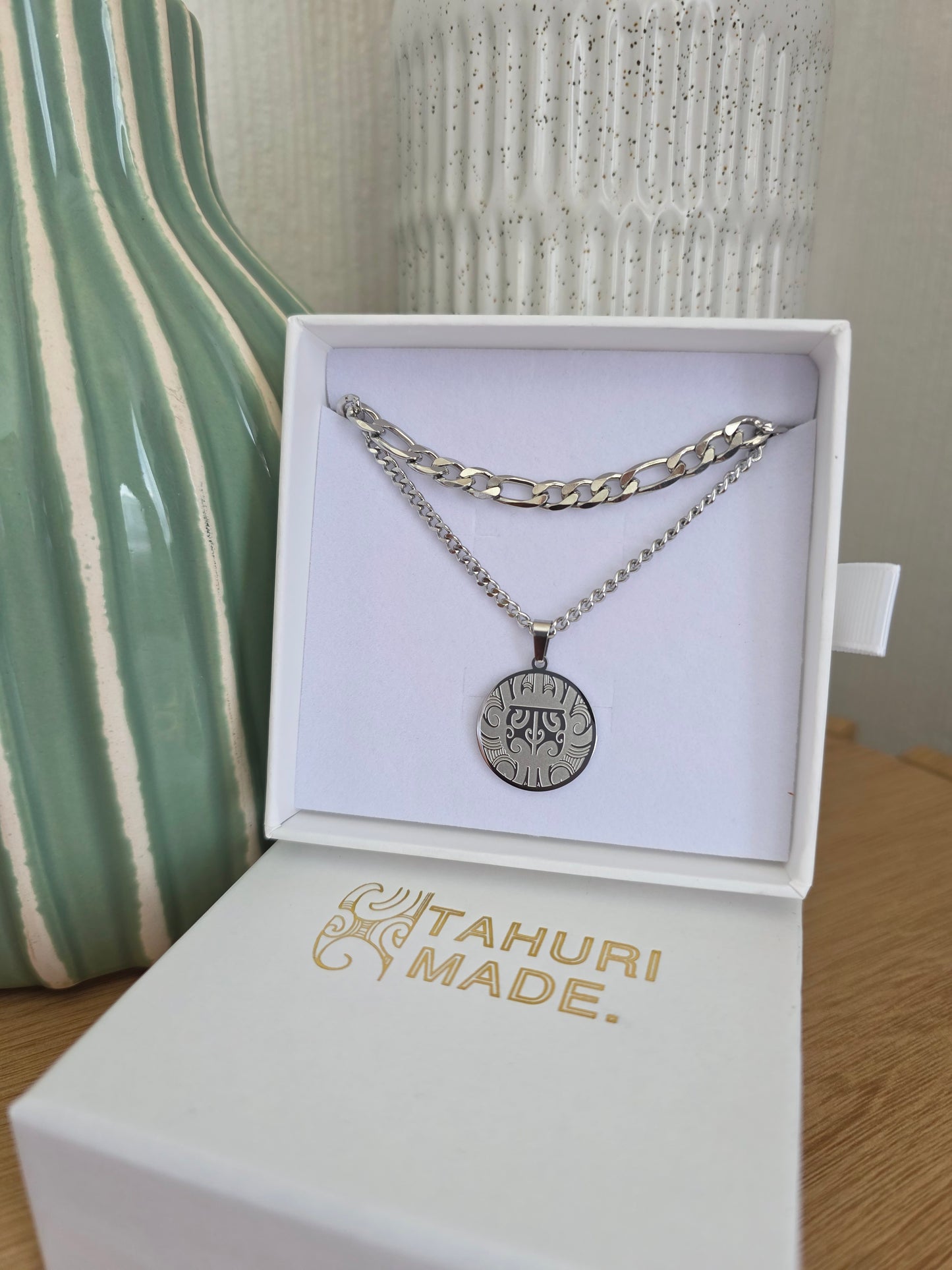 Layered Necklace (Silver)