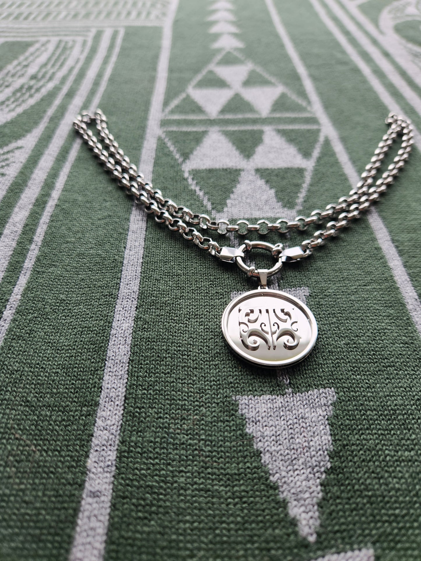 Coin Necklace (Silver)